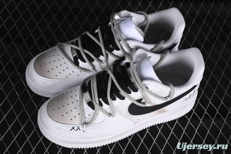 Nike Air Force 1 '07 Low Retro Street Spray Paint Anime Theme Maillard Style Casual Sneakers with Strap - ZH0316-039