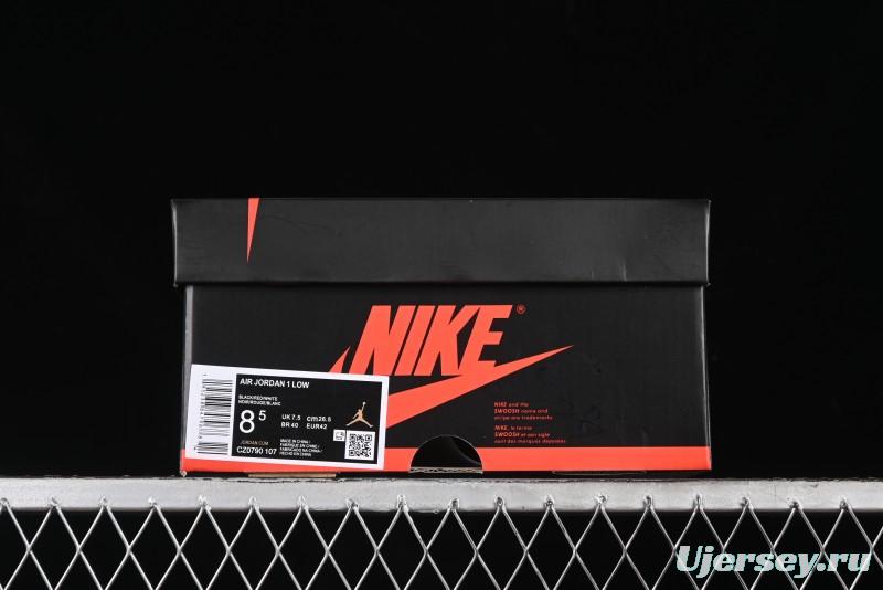 Nike Air Jordan 1 Low OG AJ1 Black Brown Low-Top Lifestyle Basketball Shoes - CZ0790-107