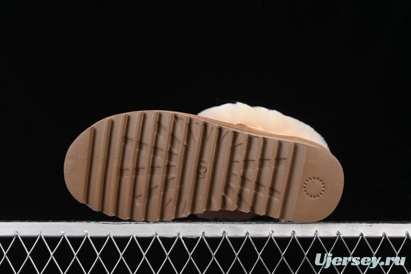 UGG Nita Platform Shearling Lined Winter Boots with Leather Upper - 1166733