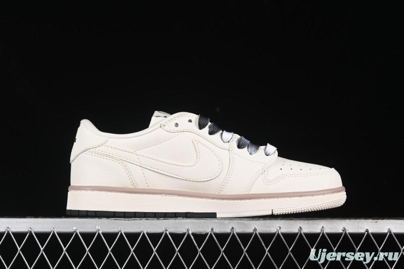 Nike Travis Scott x Fragment Design x Air Jordan 1 Low OG SP AJ1 Sneakers - CF3688-018