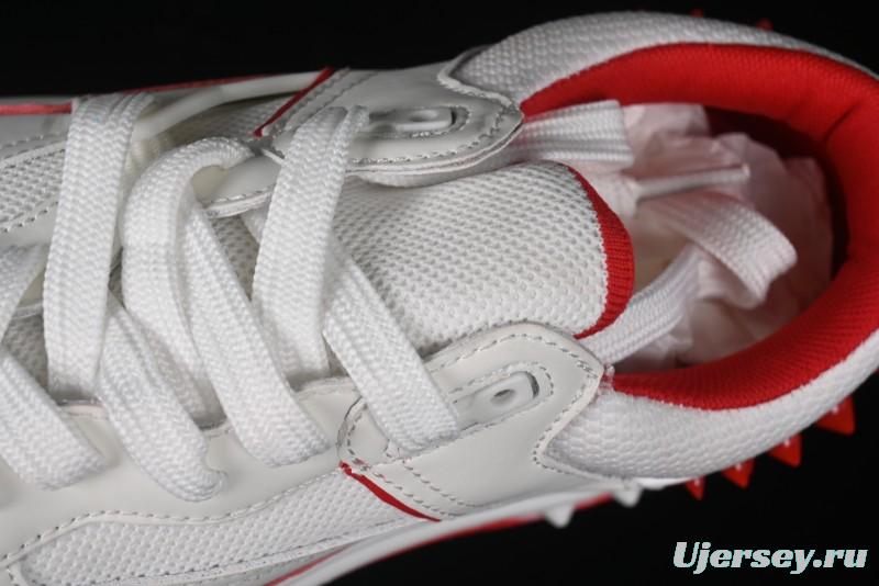 Christian Louboutin Astroloubi Comfortable Fashion Low-Top Sneakers White Red - X.D4