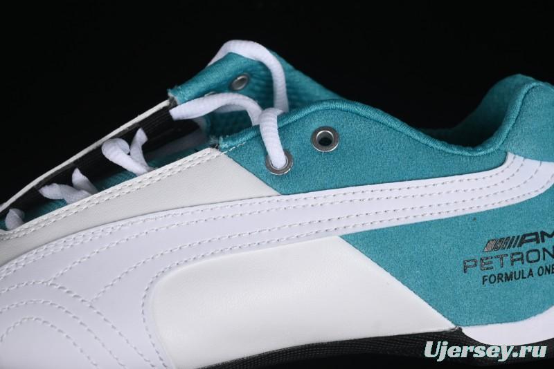 Puma Sparco Future Round Toe Lace-Up Leather Fabric Low-Top Lifestyle Casual Shoes - 307891-01