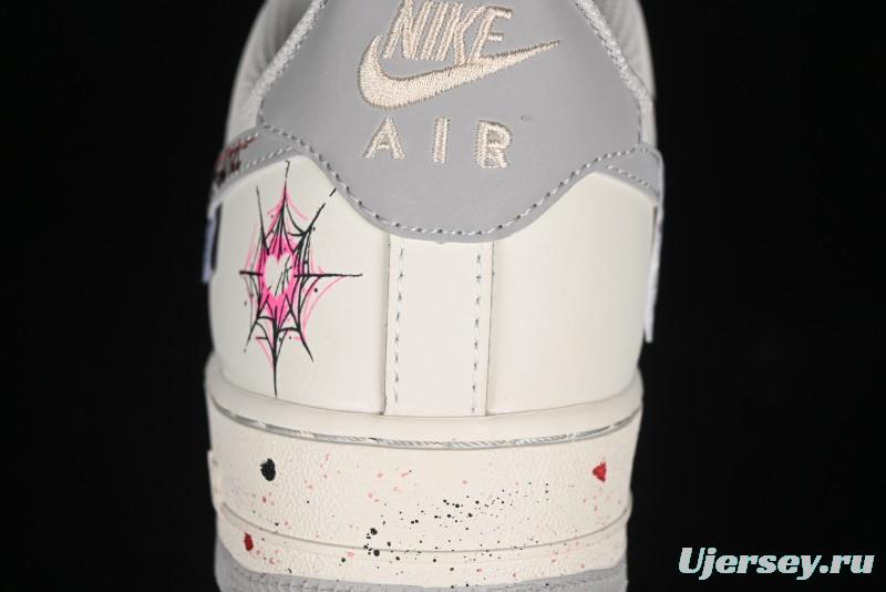Nike Air Force 1 '07 Low Halloween Edition "Mercury Spider" Casual Sneakers - FB1893-333