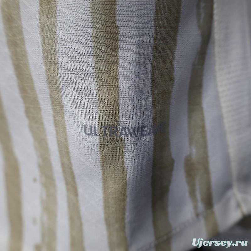 Player Version 25/26 Al Hilal White with Gold Stripes Jersey