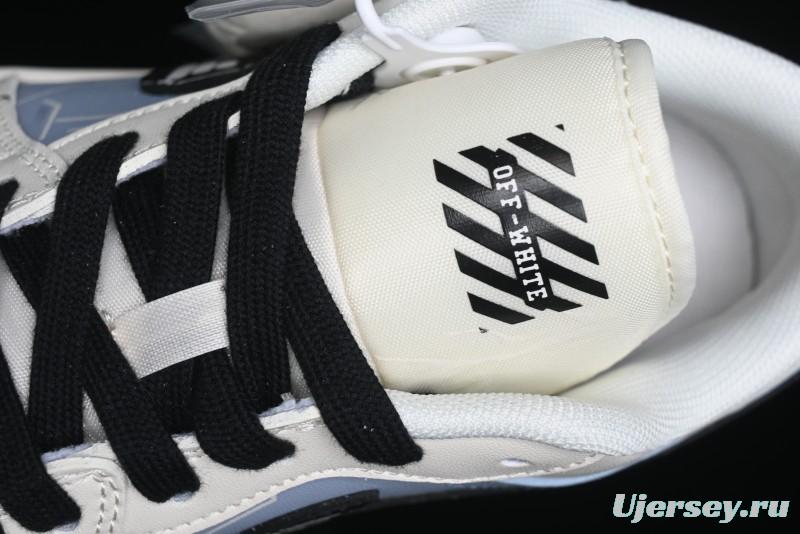 Nike Air Jordan 1 Low AJ1 OF Collaboration - Customized Retro Basketball Shoes with 3D Buttons - DM9188-001