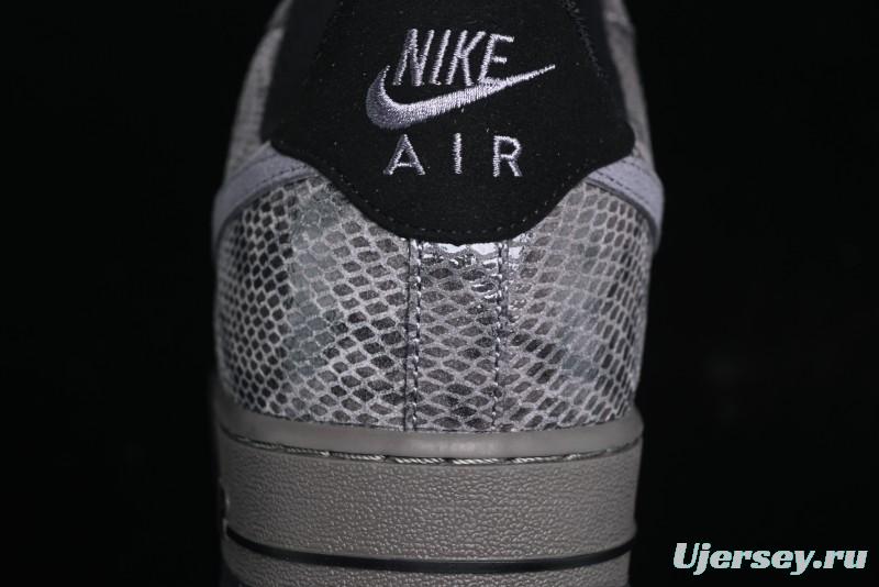 Nike Air Force 1 '07 Low Snake Year Themed Low-Top Casual Sneakers - HF2898-001