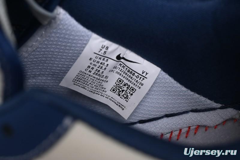 Nike Air Force 1 '07 Low Violent Bear Collaboration - Grey Beige Blue Low-Top Casual Sneakers - KK1988-017