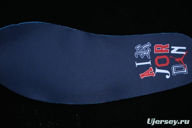 Nike Air Jordan 1 Low AJ1 Navy Blue Silk Casual Sneakers - FZ8778-044