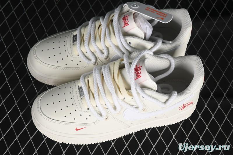 Nike Stussy x Air Force 1 '07 Low Casual Sneakers - ZH0316-047