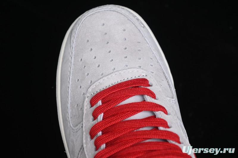 Nike Air Force 1 '07 Low Halloween Collaboration - Red Grey Pig Version Low Top Casual Sneakers - KK1988-020