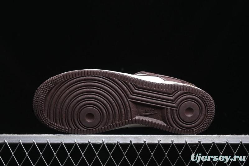 Nike Air Force 1 '07 Low BAPE Collaboration - Tan Brown Casual Sneakers - KK1988-027