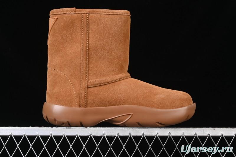 Bottega Veneta Snap Round Toe Slip-On Ankle Snow Boots - 578321