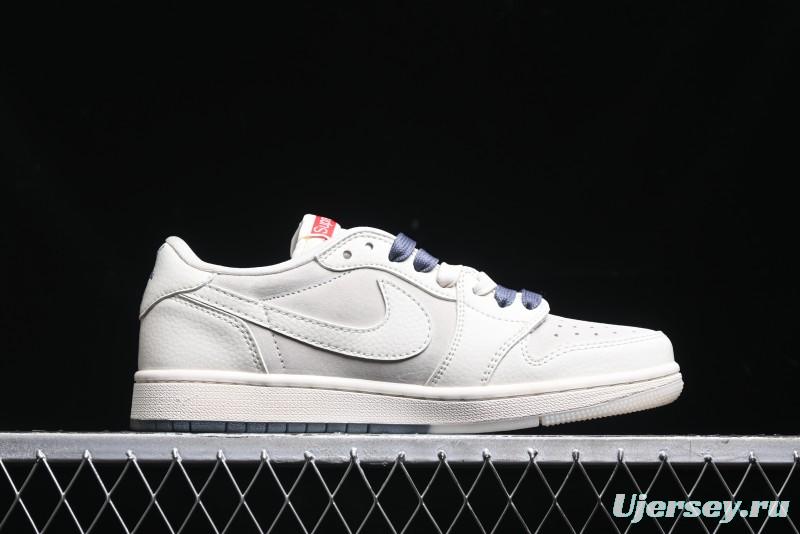 Nike Travis Scott x Fragment Design x Air Jordan 1 Low OG SP AJ1 Sup Collaboration - BB7518-001