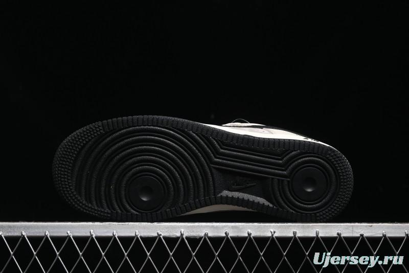 Nike Air Force 1 '07 Low The North Face Collaboration - Beige Black Red Sole Low-Top Casual Sneakers - XZ6188-309