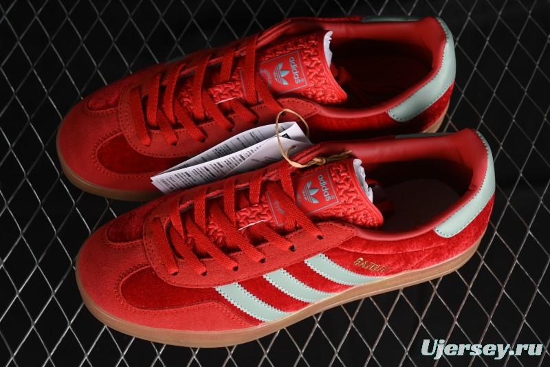 Adidas Originals Gazelle Indoor Sneakers with Thick Sole for Casual Wear Non-Slip耐磨 Low-Top Board Shoes - IG6786