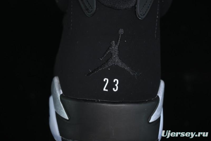 Nike Air Jordan 6 Retro Metallic Silver Basketball Shoes - DX2836-001