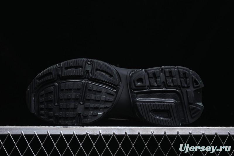 Nike Runtekk V2K Low-Top Retro Running Shoes with Cushlon Foam and Distressed Midsole - HQ1582-001