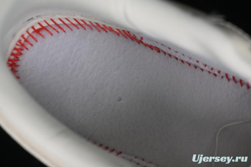 Nike Air Force 1 '07 Low Burberry Collaboration - White Black Check Low-Top Casual Sneakers - DF0180-005