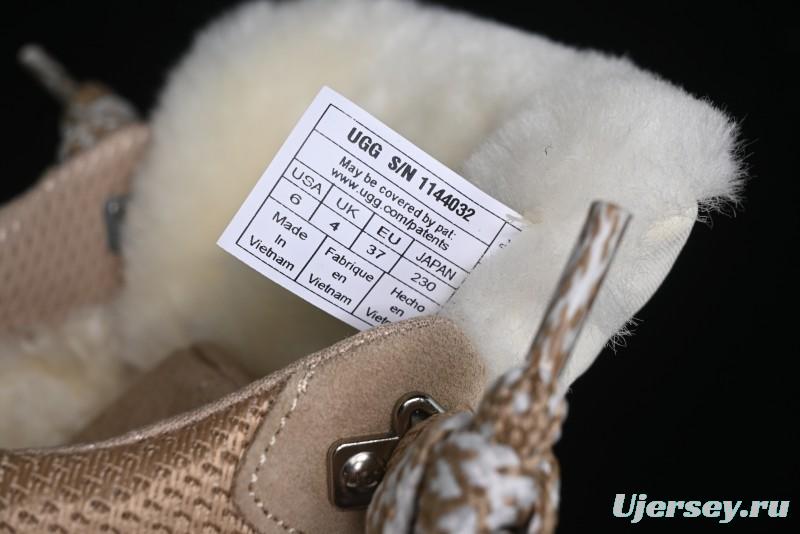 UGG Classic Ultra Mini Mel Two-Tone Lace-Up Low-Top Casual Shoes - 1144032