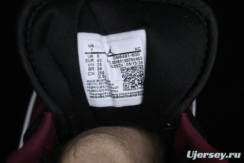 Nike Air Jordan 1 Low AJ1 Black Wine Red Metallic Wings DB6491-600