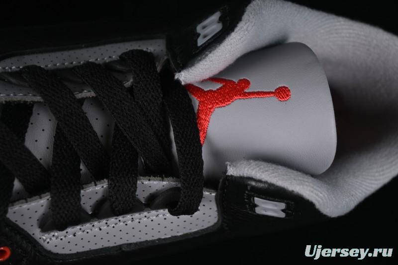 Nike Air Jordan 3 Retro "Black Cement" Basketball Shoes - DN3707-010