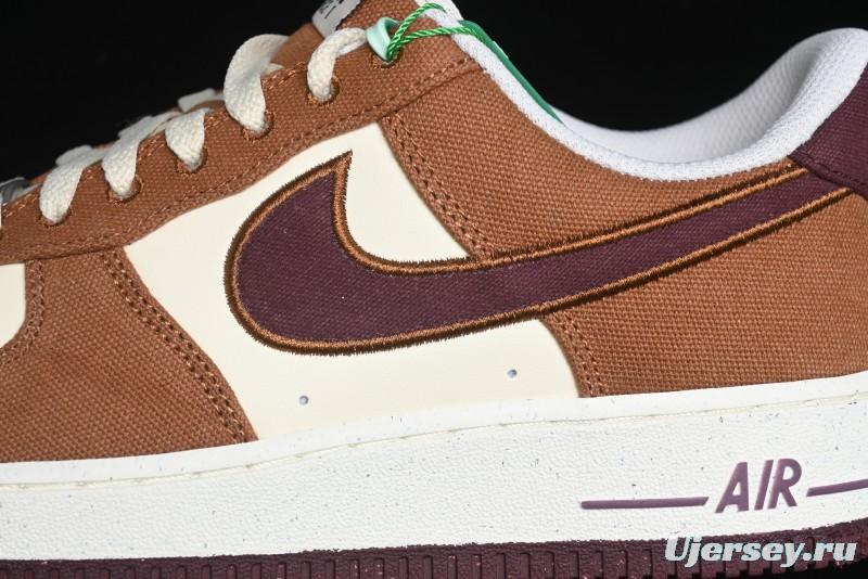 Nike Air Force 1 '07 Low Casual Sneakers with Full-Length Air Cushion - FQ8713-200