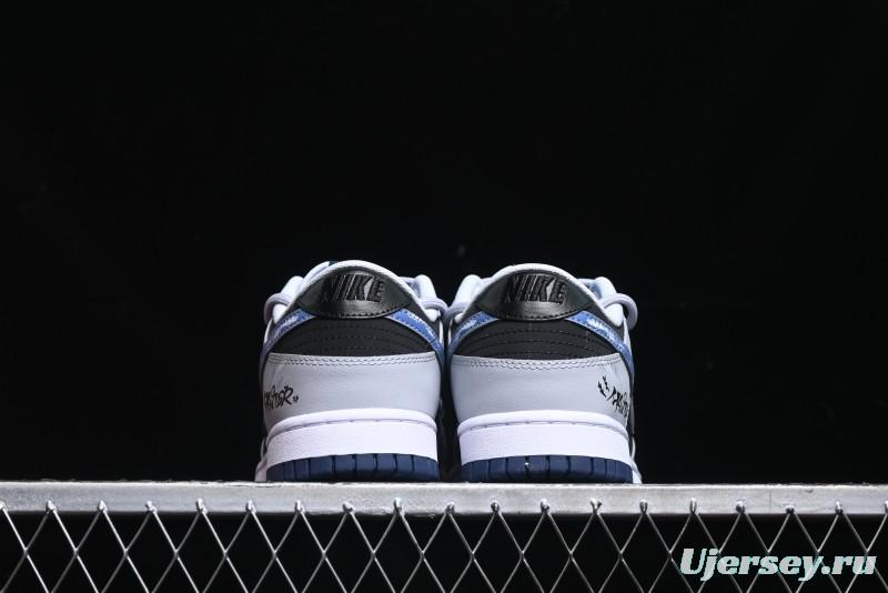 Nike Dunk Low Retro Casual Sneakers with Cosmic Star Eye Design - FQ8826-100