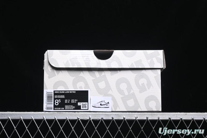 Nike SB Dunk Low The North Face Collaboration - Grey Black Double Swoosh Anniversary Custom Low-Top Casual Skate Shoes - XX3168-108