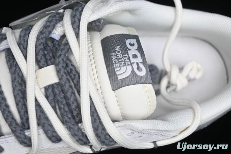 Nike SB Dunk Low The North Face Supreme Collaboration Strap Patch Grey Hook Low-Top Casual Skate Shoes - YX5066-253