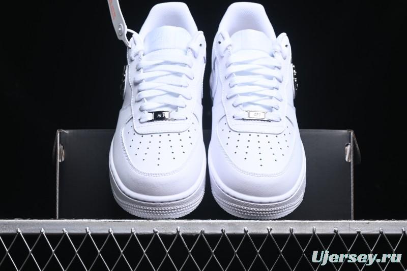 Nike Air Force 1 '07 Low Stussy Collaboration - Crystal Milk Coffee Low-Top Casual Sneakers - IF1686-101