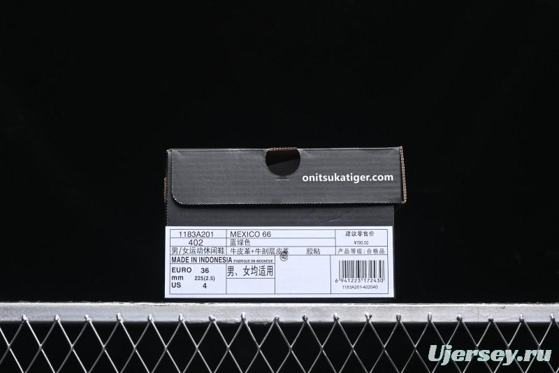 Onitsuka Tiger Mexico 66 Low-Top Leather Running Shoes - 1183A201-402