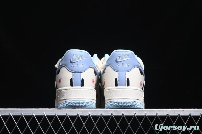 Nike Air Force 1 '07 Low Milk Pig Casual Lace-Up Sneakers - BD7701-110