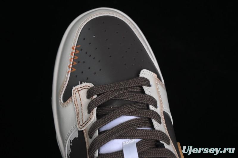 Nike Dunk Low Panda Prank Pioneer Knight Sandstorm Black Brown Low Top Casual Skate Shoes - DD1391-100