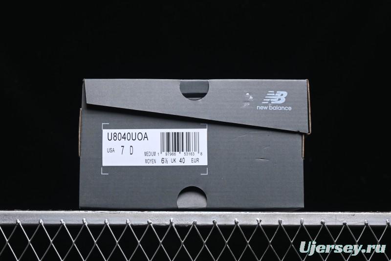 New Balance 8040 Series Cushion Slip-Resistant Wear-Resistant Breathable Low-Top Lifestyle Casual Shoes - U8040UOA