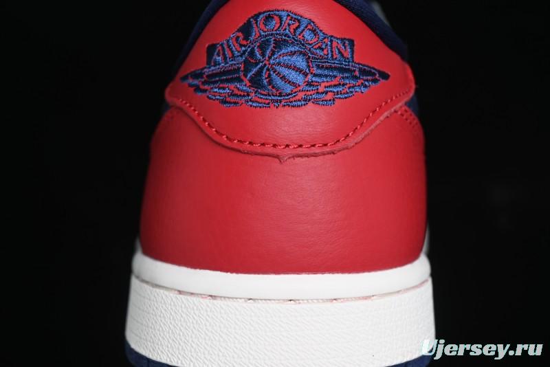 Nike Air Jordan 1 Low OG "Howard University" Casual Sneakers - HQ2993-100