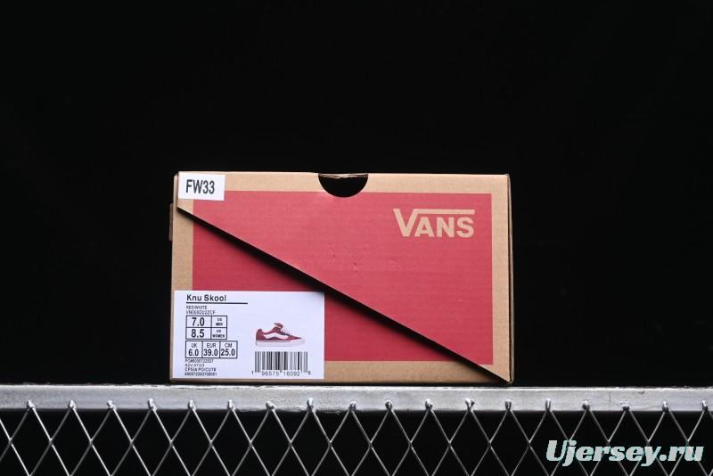 Vans Knu Skool Low-Top Retro Casual Vulcanized Sneakers - VN000D22ZCF