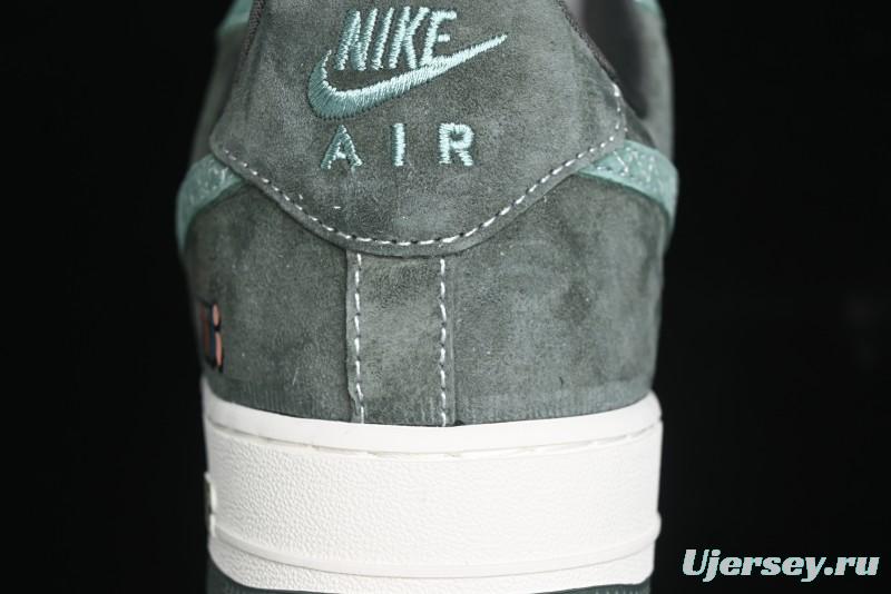 Nike Air Force 1 '07 Low Gucci Collaboration Jade Green Flywire Low-Top Casual Sneakers - KK1988-026
