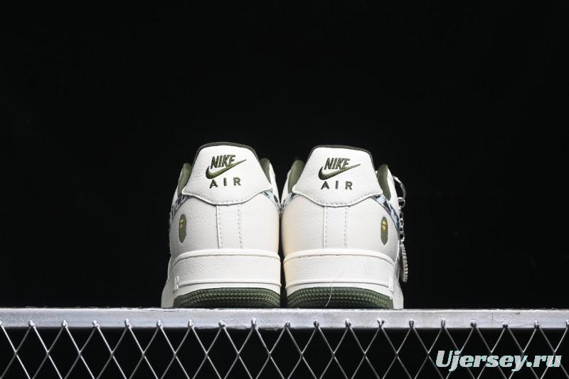 Nike Air Force 1 '07 Low BAPE Collaboration - Camo Swoosh Low-Top Casual Sneakers DF0188-012