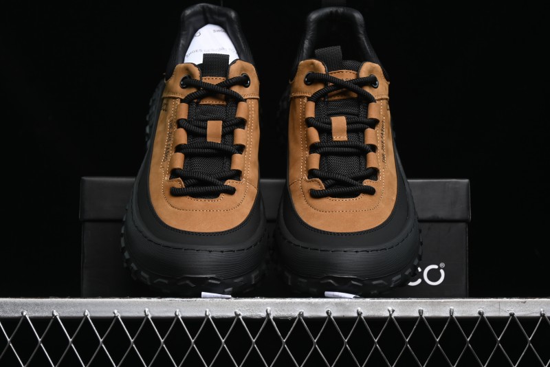 ECCO Offroad Series Lightweight Cushioned Leather Durable Outdoor Hiking Running Shoes - 63513001002