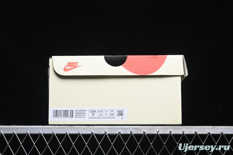 Nike Travis Scott x Fragment Design x Air Jordan 1 Low OG SP Casual Sneakers - XZ6868-002