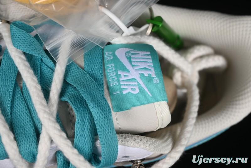 Nike Air Force 1'07 Low "Keep Smile" Casual Lace-Up Sneakers - DZ1328-112