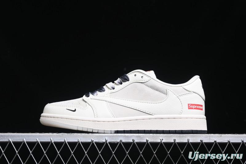 Nike Travis Scott x Fragment Design x Air Jordan 1 Low OG SP AJ1 Sneakers - BB7518-002