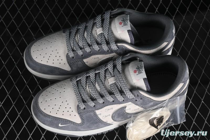 Nike SB Dunk Low Stussy Anniversary Edition Premium Customized Low-Top Casual Sneakers - XX2025-508