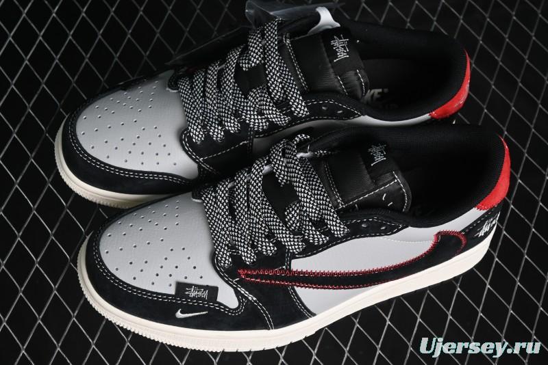 Nike Travis Scott x Fragment Design x Air Jordan 1 Low OG SP AJ1 Sneakers - SJ2068-133