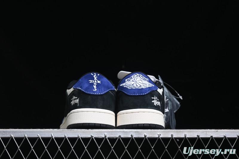 Nike Travis Scott x Fragment Design x Air Jordan 1 Low OG SP AJ1 Low Top Casual Sneakers - SJ2068-126