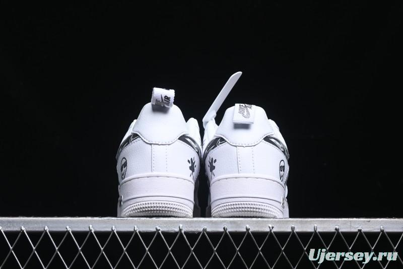 Nike Air Force 1 '07 Low "Smiley Face" Casual Sneakers - FB8971-020