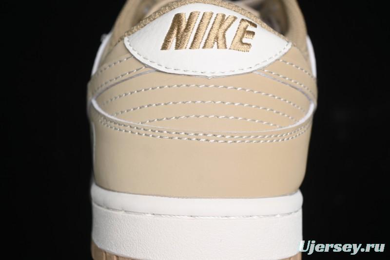 Nike SB Dunk Low BAPE Collaboration - Beige Grey Brown Anniversary Customized Low-Top Casual Sneakers - BB8969-006
