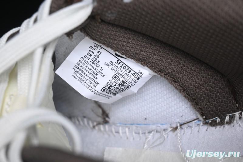 Nike SB Dunk Low Stussy Collaboration - Beige Brown Swoosh Anniversary High-End Custom Low-Top Casual Skate Shoes - SF1029-408