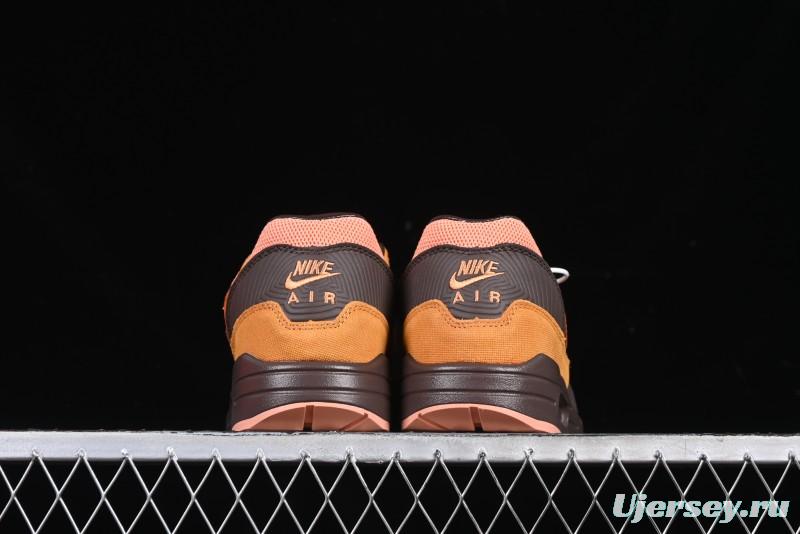 Nike Air Max 1 Retro Running Shoes with Half-Sole Air Cushion - HF7346-200