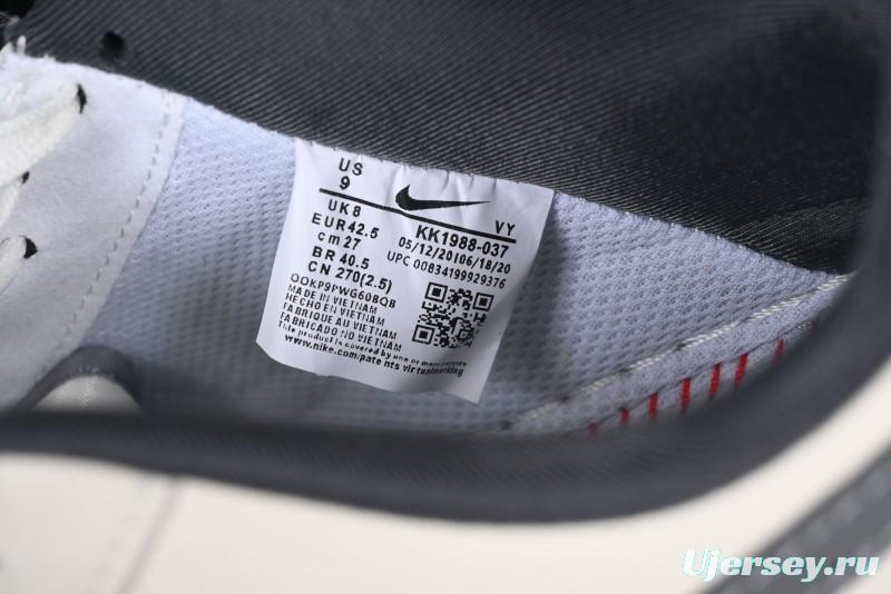 Nike Air Force 1 '07 Low Stussy Collaboration - Light Grey Triple Swoosh Low-Top Casual Sneakers - KK1988-037